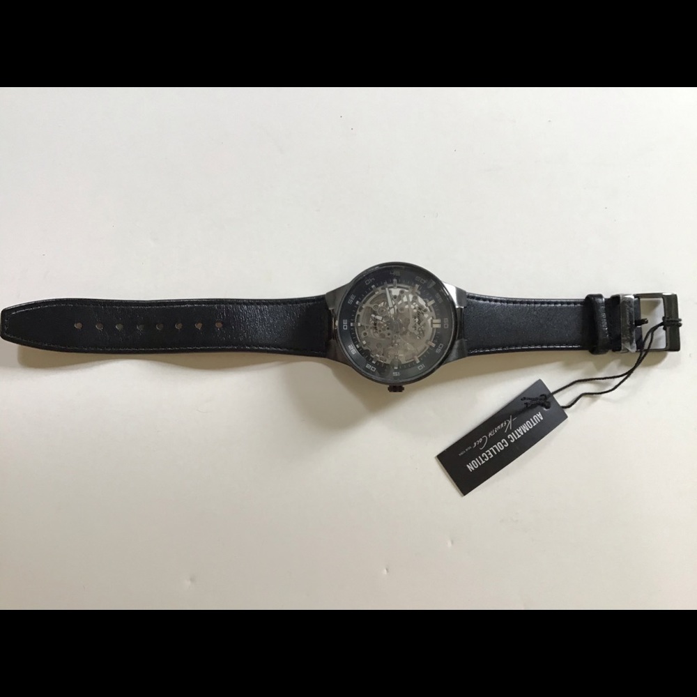 Kenneth Cole New York black automatic watch NEW